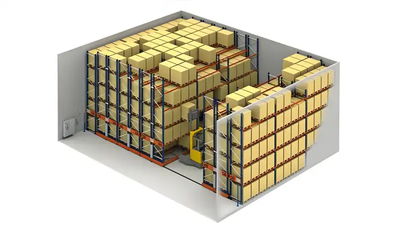 車（chē）間移動式貨架