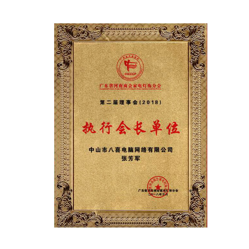 广东省河南商会电器灯饰分会执行会长