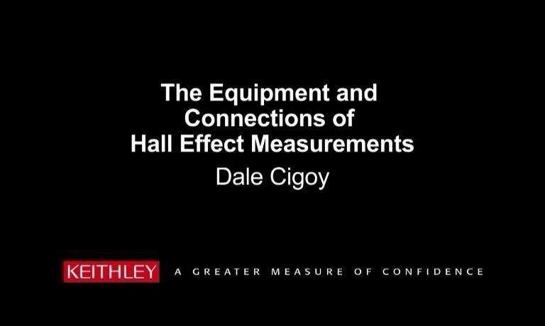霍尔效应设备及连接方式