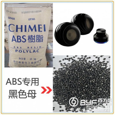 蓝相特黑镜面高光亮钢琴油化黑ABS黑色母