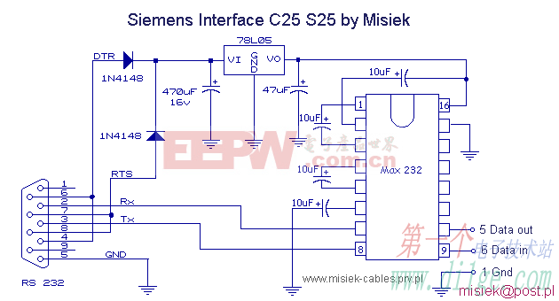 西门子3618/6618兼容数据线 制作改造