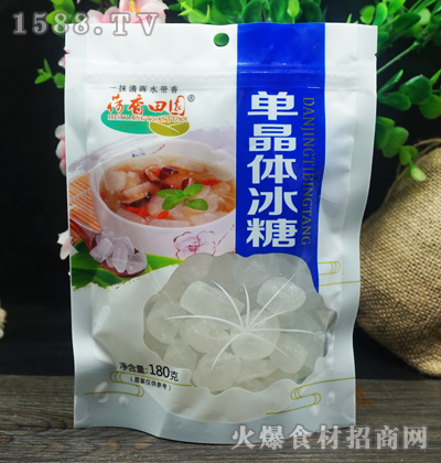 荷香田园单晶体冰糖【180克】