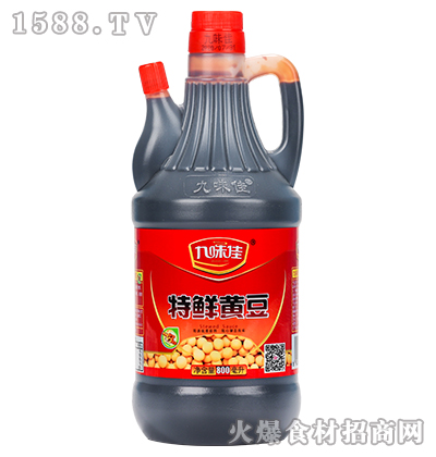 九味佳特鲜黄豆酱油【800ml】