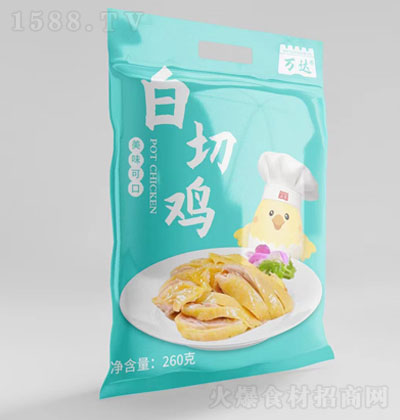 万达白切鸡260g 鸡肉 白切鸡 速食 方便食品 美味健康