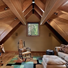 不规则美式阁楼空间利用