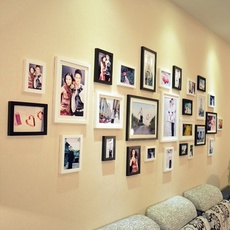 现代文艺照片墙搭配