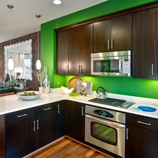 时尚大气的混搭整体橱柜