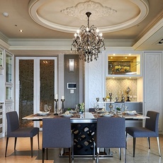 材质混搭下的完美大户型