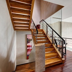 东南亚楼梯效果图展