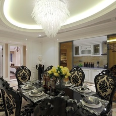 充斥古典情怀的新古典餐厅效果图