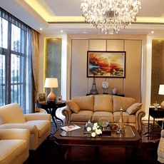 略低调的新古典风格背景墙