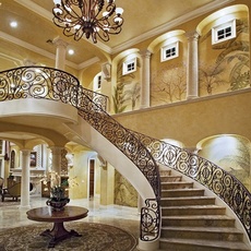 欧式楼梯突破金属原本属性