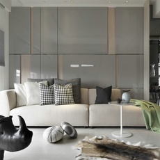 简洁大气的简约单身公寓