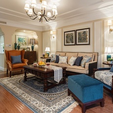 随性美式风打造舒适三居室