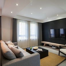 营造时尚感的现代二居室