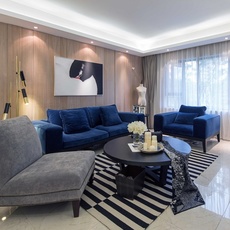 时尚简洁的现代三居室