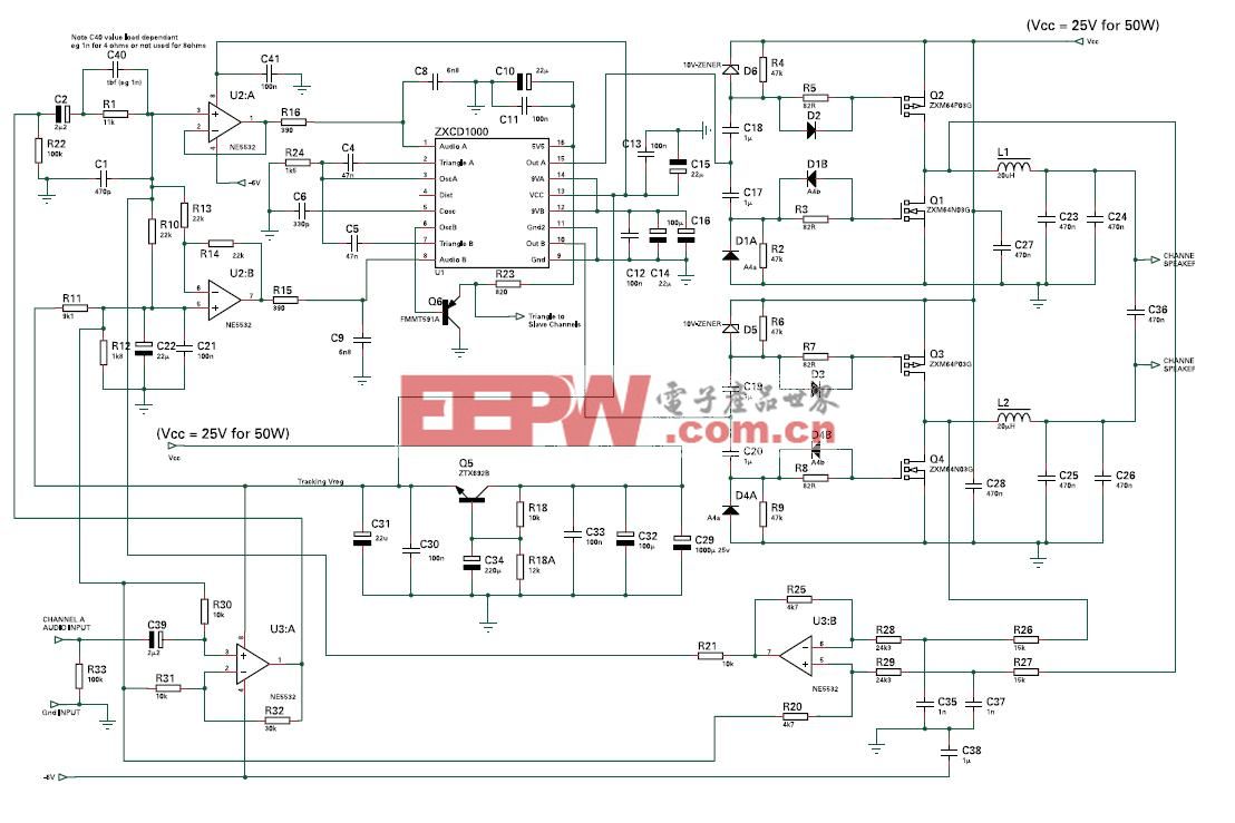 基于D类功放专用驱动芯片驱动的高保真纯正弦波逆变器1