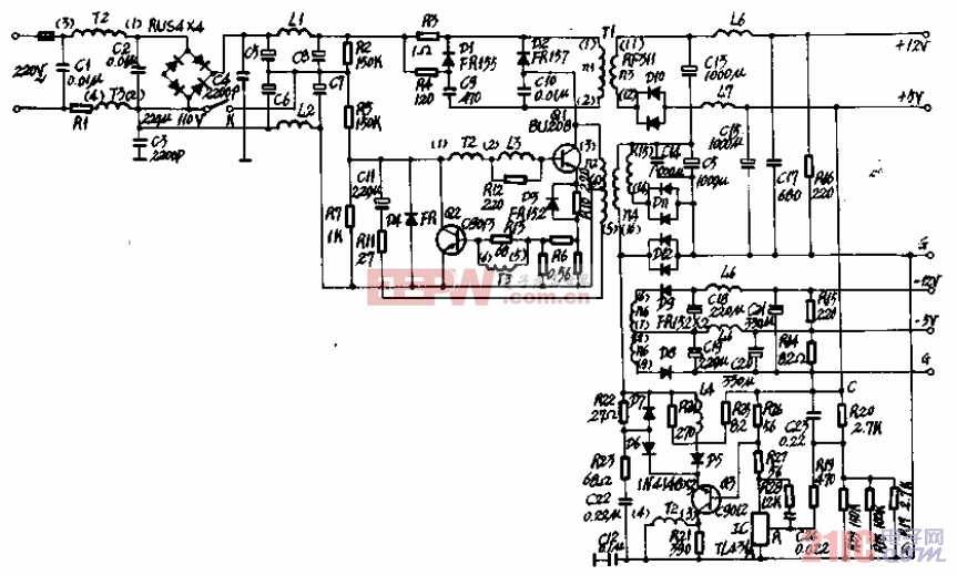 Apple(苹果)机电源电路图