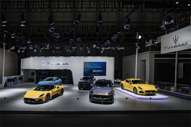 玛莎拉蒂全新GranTurismo Trofeo跑车亮相2023粤港澳大湾区车展