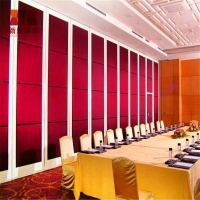 杭州会议室移动隔墙铝合金吊顶隔音活动屏风