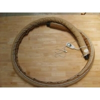 木塑栏杆扶手|pvc高分子木纹楼梯扶手|合成木扶手