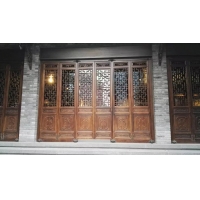四川成都花格木窗实木门