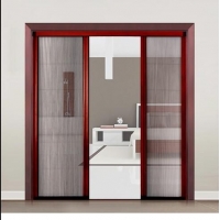 门窗纱窗无轨折叠纱门金刚网平开窗