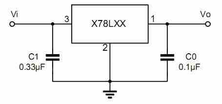 三端集成稳压电路