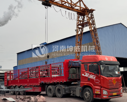 湖南湘煤卸料小车发货现场