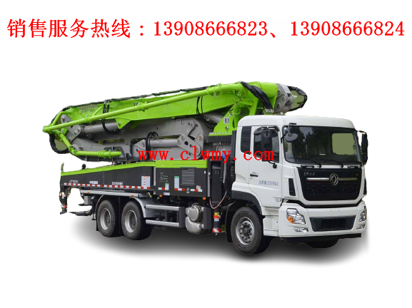 东风天龙后双桥混凝土泵车