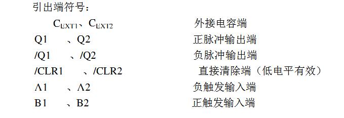 74ls123芯片主要功能是什么?74ls123能用什么代替?