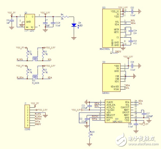 飞行控制板硬件原理图及PCB设计